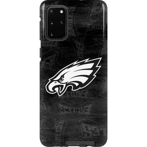 NFL Philadelphia Eagles Black & White Galaxy S20 Plus Pro Case