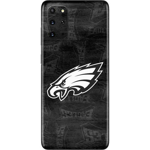 NFL Philadelphia Eagles Black & White Galaxy S20 Plus Skin