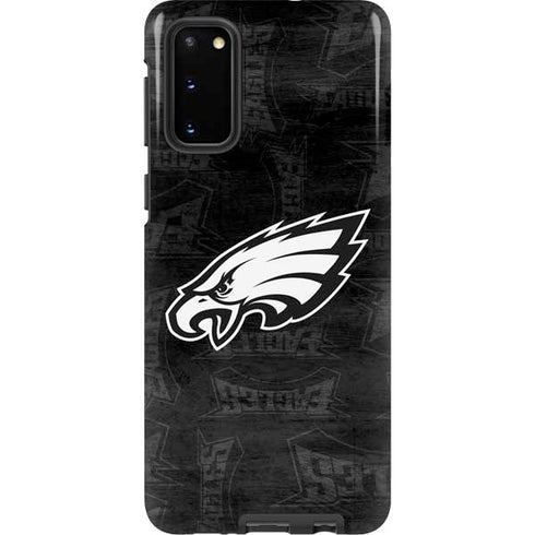 NFL Philadelphia Eagles Black & White Galaxy S20 Pro Case