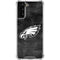 NFL Philadelphia Eagles Black & White Galaxy S21 FE Clear Case