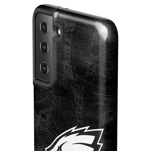 NFL Philadelphia Eagles Black & White Galaxy S21 Plus 5G Pro Case