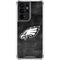 NFL Philadelphia Eagles Black & White Galaxy S21 Ultra 5G Clear Case