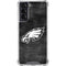 NFL Philadelphia Eagles Black & White Galaxy S22 Clear Case