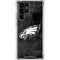 NFL Philadelphia Eagles Black & White Galaxy S22 Ultra Clear Case