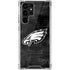 NFL Philadelphia Eagles Black & White Galaxy S22 Ultra Clear Case