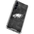 NFL Philadelphia Eagles Black & White Galaxy S23 FE Clear Case
