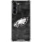 NFL Philadelphia Eagles Black & White Galaxy S23 Plus Clear Case