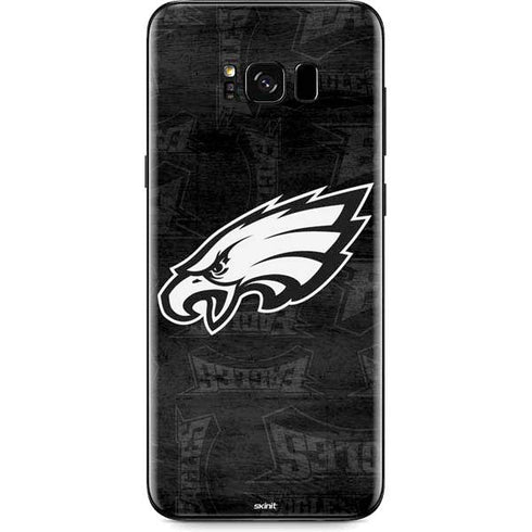 NFL Philadelphia Eagles Black & White Galaxy S8 Plus Skin