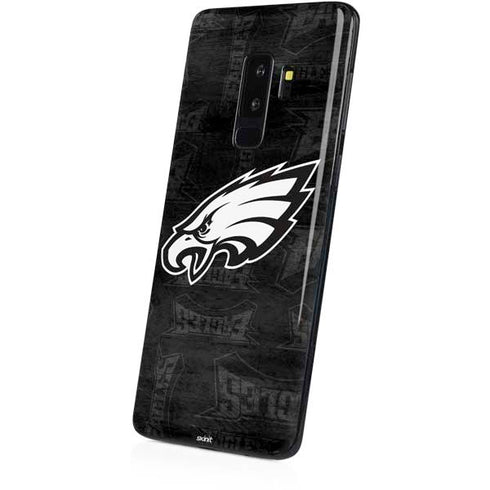 NFL Philadelphia Eagles Black & White Galaxy S9 Plus Skin