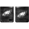 NFL Philadelphia Eagles Black & White Galaxy Z Flip Skin