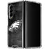 NFL Philadelphia Eagles Black & White Galaxy Z Fold4 5G Clear Case