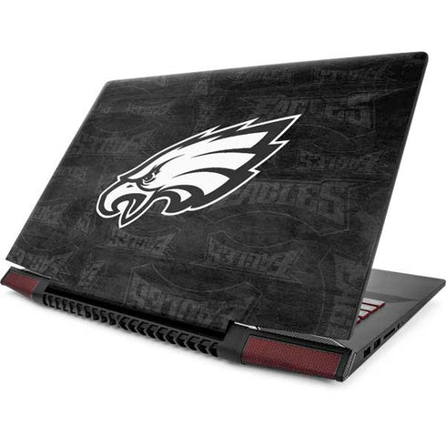 NFL Philadelphia Eagles Black & White Lenovo IdeaPad Skin
