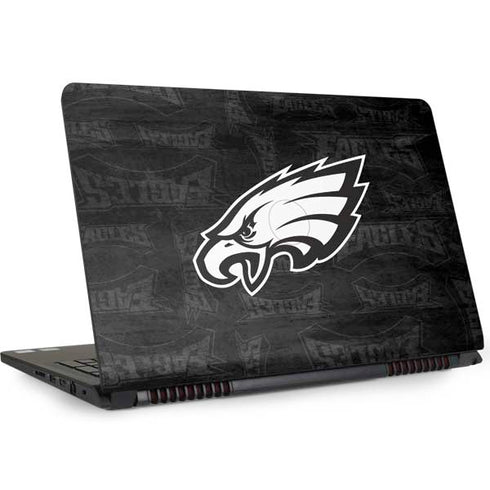 NFL Philadelphia Eagles Black & White Dell Inspiron Skin