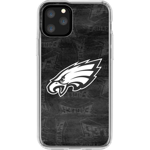 NFL Philadelphia Eagles Black & White iPhone 11 Pro Clear Case