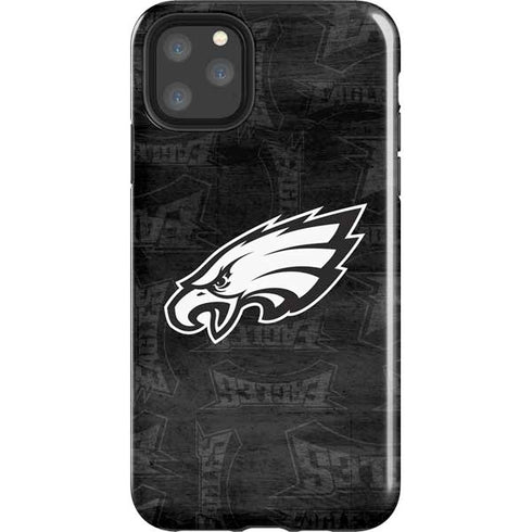 NFL Philadelphia Eagles Black & White iPhone 11 Pro Max Impact Case