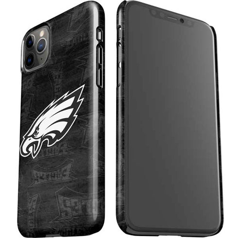 NFL Philadelphia Eagles Black & White iPhone 11 Pro Max Lite Case