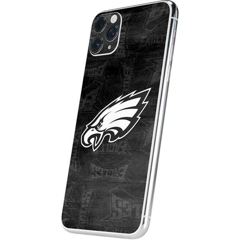NFL Philadelphia Eagles Black & White iPhone 11 Pro Max Skin