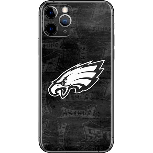 NFL Philadelphia Eagles Black & White iPhone 11 Pro Skin