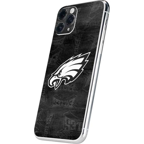 NFL Philadelphia Eagles Black & White iPhone 11 Pro Skin