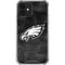 NFL Philadelphia Eagles Black & White iPhone 12 Clear Case