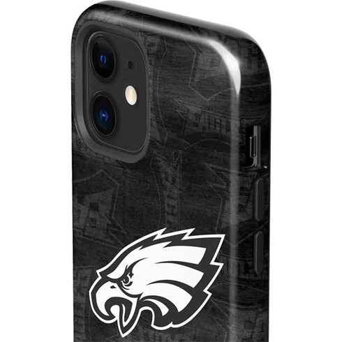 NFL Philadelphia Eagles Black & White iPhone 12 Impact Case