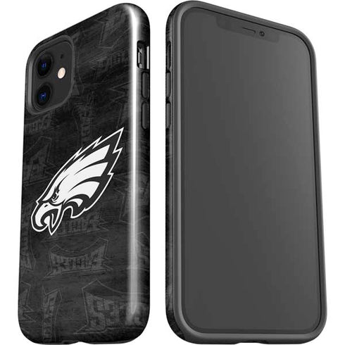 NFL Philadelphia Eagles Black & White iPhone 12 Impact Case