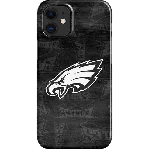 NFL Philadelphia Eagles Black & White iPhone 12 Mini Lite Case