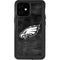 NFL Philadelphia Eagles Black & White iPhone 12 Mini Waterproof Case