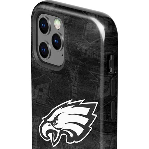 NFL Philadelphia Eagles Black & White iPhone 12 Pro Impact Case