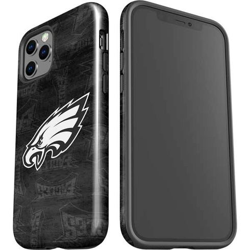 NFL Philadelphia Eagles Black & White iPhone 12 Pro Impact Case