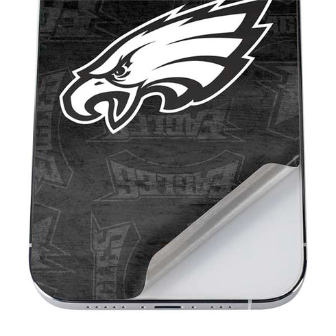 NFL Philadelphia Eagles Black & White iPhone 12 Pro Max Skin