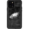 NFL Philadelphia Eagles Black & White iPhone 12 Pro Waterproof Case