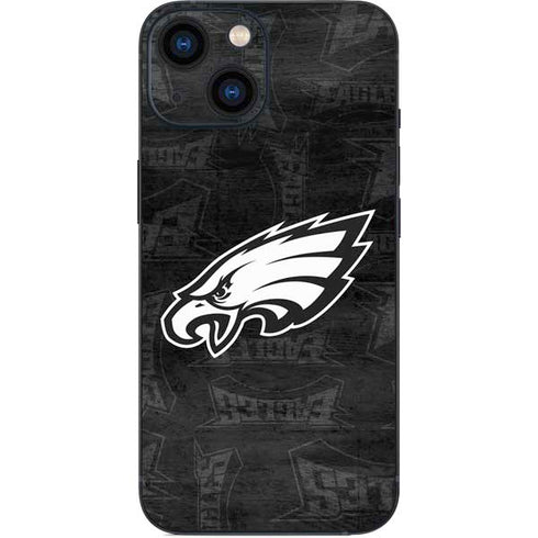 NFL Philadelphia Eagles Black & White iPhone 13 Mini Skin