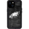NFL Philadelphia Eagles Black & White iPhone 13 Mini Waterproof Case