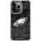 NFL Philadelphia Eagles Black & White iPhone 13 Pro Clear Case