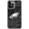 NFL Philadelphia Eagles Black & White iPhone 13 Pro Max Clear Case