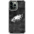 NFL Philadelphia Eagles Black & White iPhone 13 Pro Max Clear Case