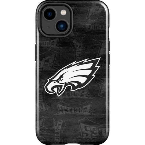 NFL Philadelphia Eagles Black & White iPhone 14 Plus Impact Case