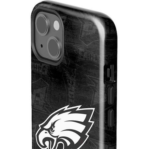 NFL Philadelphia Eagles Black & White iPhone 14 Plus Impact Case