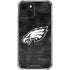 NFL Philadelphia Eagles Black & White iPhone 14 Plus Clear Case