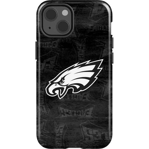 NFL Philadelphia Eagles Black & White iPhone 14 Impact Case