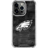 NFL Philadelphia Eagles Black & White iPhone 14 Pro Clear Case