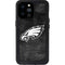 NFL Philadelphia Eagles Black & White iPhone 14 Pro Max Waterproof Case
