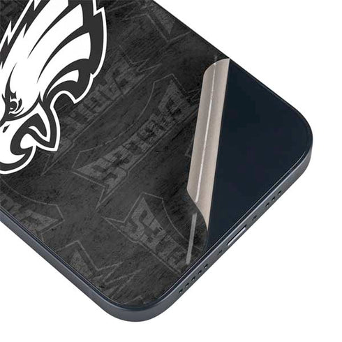 NFL Philadelphia Eagles Black & White iPhone 14 Skin