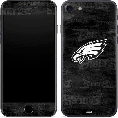 NFL Philadelphia Eagles Black & White iPhone 7 Skin