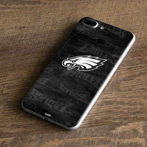 NFL Philadelphia Eagles Black & White iPhone 8 Plus Skin