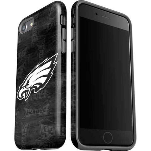 NFL Philadelphia Eagles Black & White iPhone SE (2nd & 3rd Gen) Pro Case