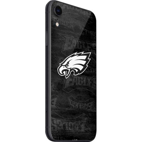 NFL Philadelphia Eagles Black & White iPhone SE (2nd & 3rd Gen) Skin