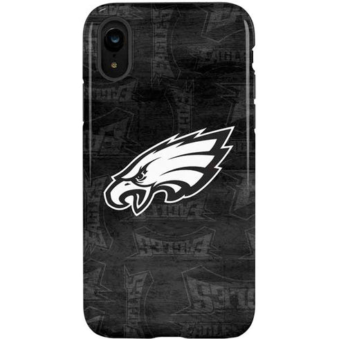 NFL Philadelphia Eagles Black & White iPhone XR Pro Case