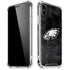 NFL Philadelphia Eagles Black & White iPhone XS Max Clear Case